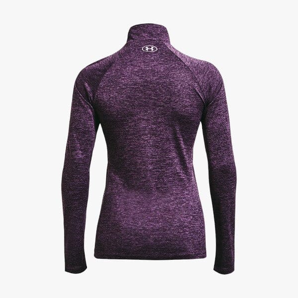Under Armour Ladies New Tech 1/2 Zip 541 Purple | Under Armour