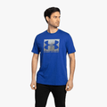 Under Armour Mens Box Stle Short Sleeve Tee 400 Blue Under Armour