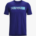 Under Armour Mens Camo Chest Stripe Short Sleeve Tee 468 Blue Under Armour