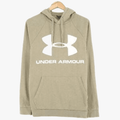 Under Armour Mens Rival Fleece Hoody Big Logo 290 Sand | Under Armour