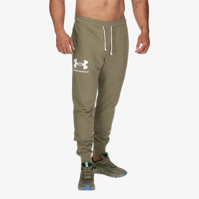 Under Armour Mens Rival Terry Jogger 361 Olive Under Armour