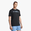 Under Armour Mens Sliced Wordmark Short Sleeve Tee Black | Under Armour