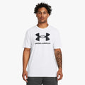 Under Armour Men's Sport style Logo Short Sleeve Tee 100 White | Under Armour