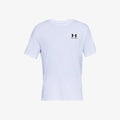 Under Armour Mens Sportstyle Left Chest Short Sleeve Tee White Black | Under Armour