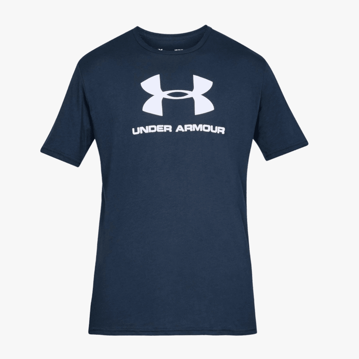 Under Armour Mens Sportstyle Logo Short Sleeve Tee Academy/Graphite Under Armour