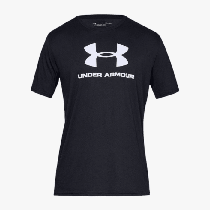 Under Armour Mens Sportstyle Logo Short Sleeve Tee Black Under Armour
