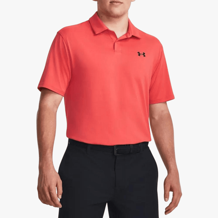 Under Armour Mens T2g Short Sleeve Polo Golfer 691 Peach Under Armour