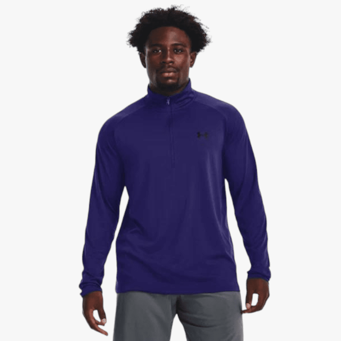 Under Armour Mens Tech 1/2 Zip Sweater 468 Blue Under Armour