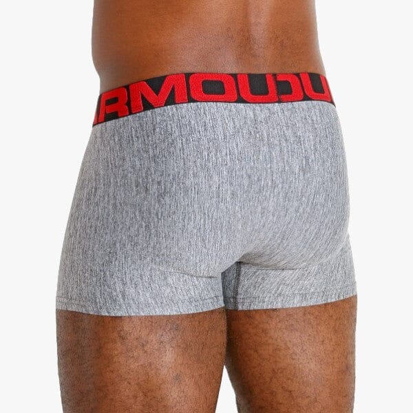 Under Armour Men's Ua Tech 3 Boxer jock? 2 Pack 011 Grey White | Under Armour