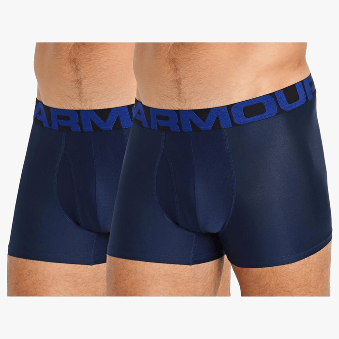 Under Armour Mens Ua Tech 3" Boxerjock 2 Pack 408 Academy | Under Armour
