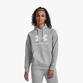 Under Armour Womens Rival Fleece Big Logo Hoodie 012 Grey | Under Armour