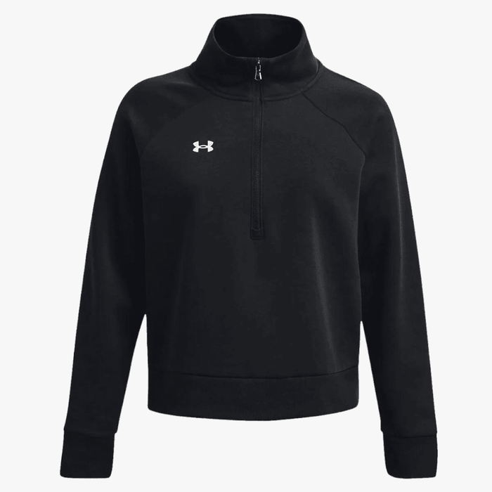 Under Armour Womens Rival Fleece Hz Sweater 001 Black Under Armour