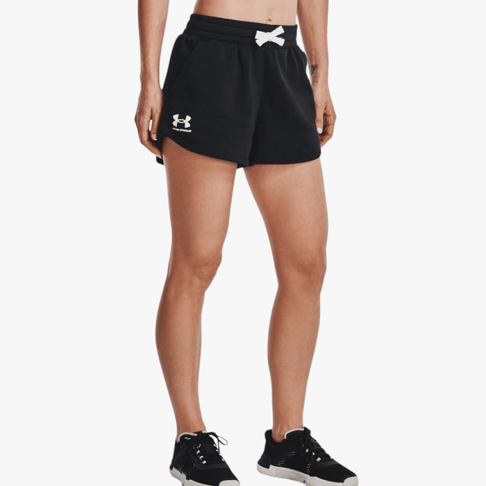 Under Armour Womens Rival Fleece Short 001 Black Under Armour