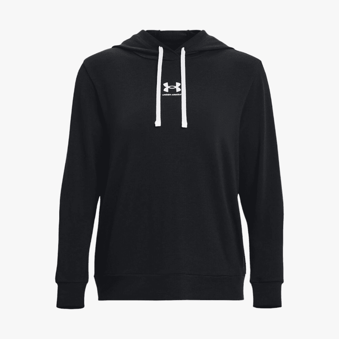 Under Armour Womens Rival Terry Hoodie 001 Black Under Armour