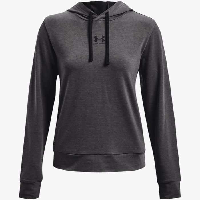 Under Armour Womens Rival Terry Hoodie 010 Grey Under Armour