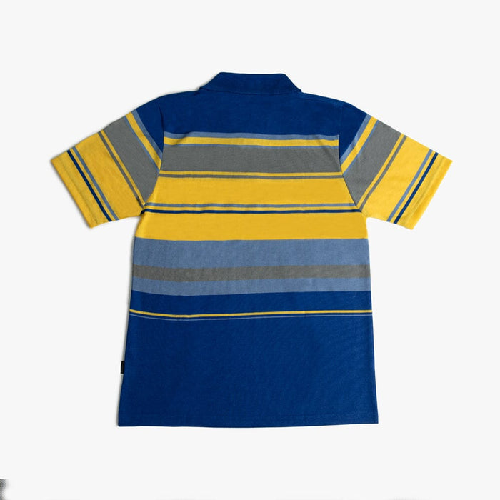 Urban Life Mens Golfer Royal Blue Yellow Stripe Urban