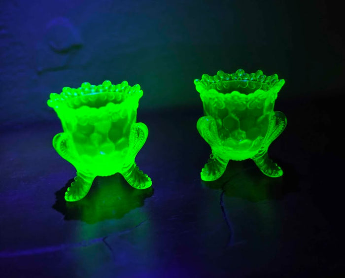 Vaseline uranium toothpick holders