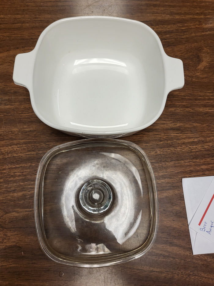 Vintage Corning Ware Blue Cornflower 1.5 Quart Casserole Dish P-1-1/2-B with Pyrex Lid A-7-C