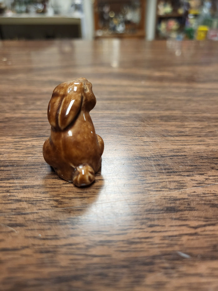 Wade Whimsie Brown Bunny Rabbit, Wade England Porcelain Figurine