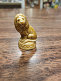 Wade Whimsie Circus Lion, Wade England Lion Caramel Brown Porcelain Figurine