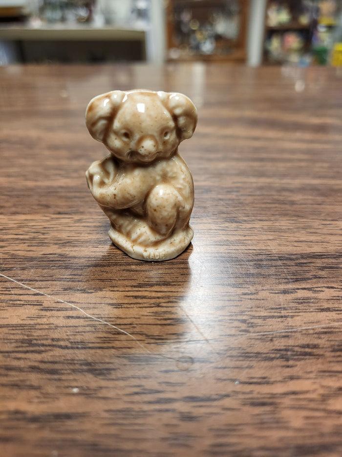 Wade Whimsie Koala, Wade England Gray Brown Porcelain Figurine