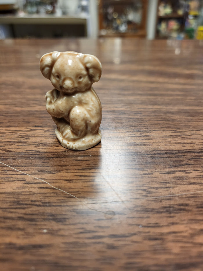 Wade Whimsie Koala, Wade England Gray Brown Porcelain Figurine