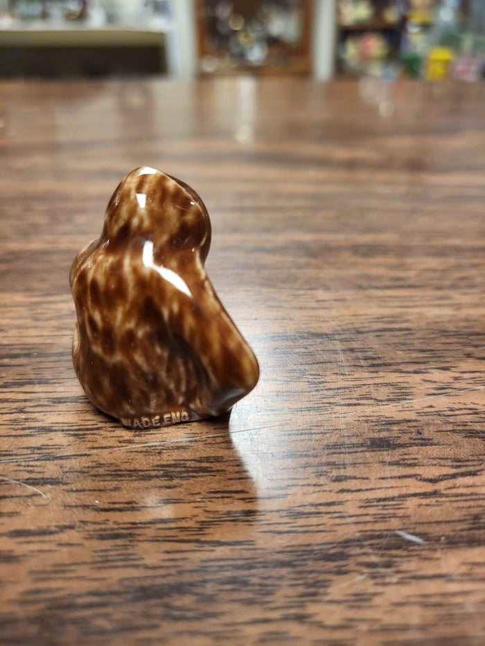Wade Whimsie Orangutan, Wade England Brown Porcelain Figurine