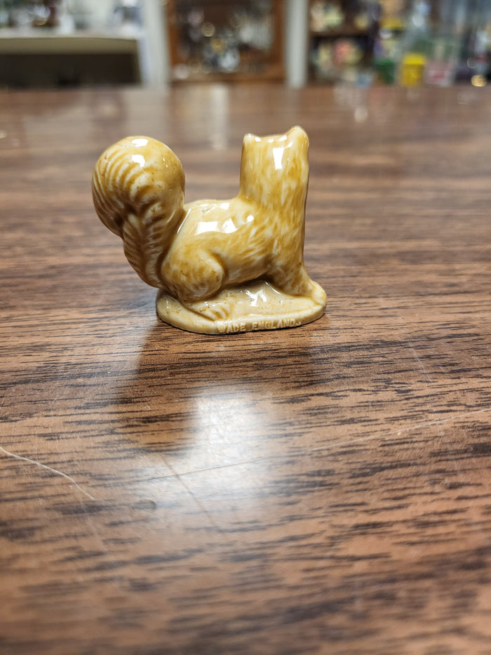 Wade Whimsie Pine Marten, Wade England Caramel Brown Porcelain Figurine