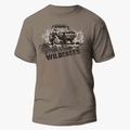 Wildebees Mens 4X4 Splat Tp Short Sleeve Tee Des Sand | Wildebees
