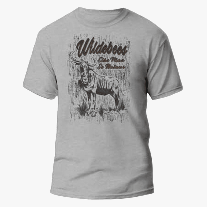 Wildebees Mens Sketch Tp Short Sleeve Tee Grey Mel | Wildebees