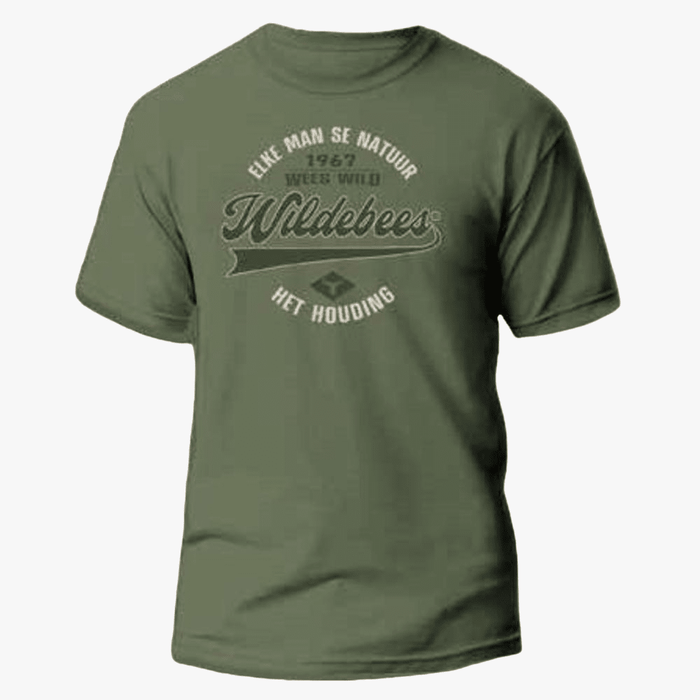 Wildebees Mens Swoosh Tp Short Sleeve Tee Laurel Green | Wildebees