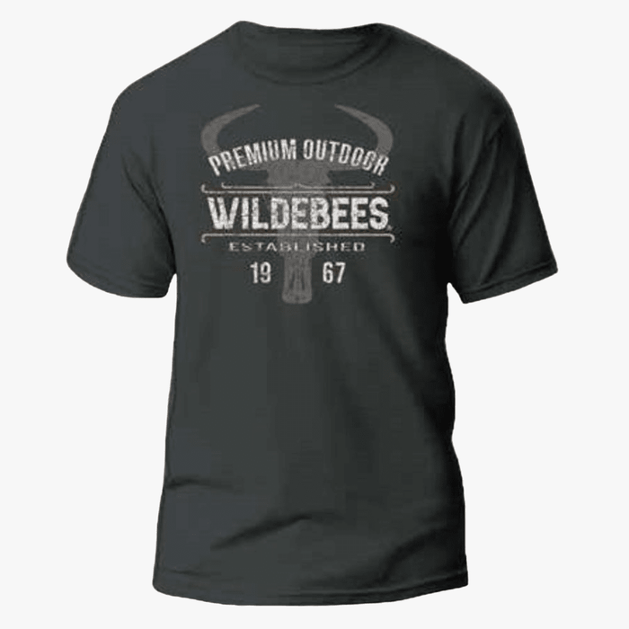 Wildebees Mens Western Tp Short Sleeve Tee Pewter | Wildebees
