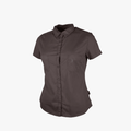 Wildebees Ladies Plain Pocket Blouse Taupe Wildebees