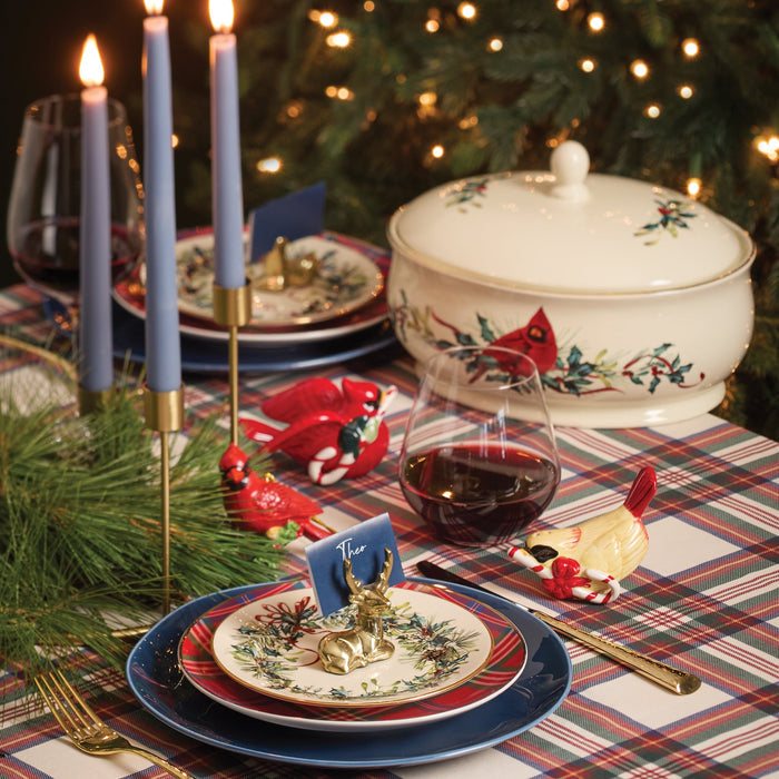 Winter Greetings Dinner Plates, Set of 6