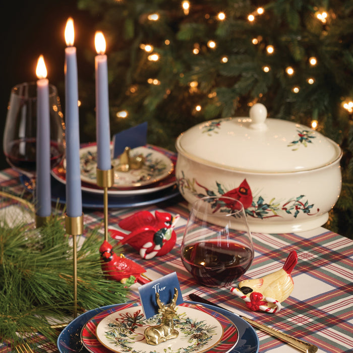 Winter Greetings Dinner Plates, Set of 6