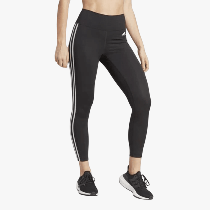 Adidas Womens 3 Stripe Tight Black | Adidas