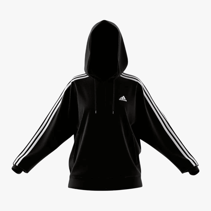 Adidas Womens 3S Ft Hoody Black | Adidas