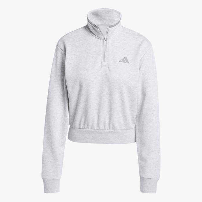 Adidas Womens Cb 1/4 Zip Track Jacket Grey | Adidas
