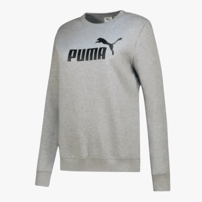 Puma Womens Ess No. 1 Logo Crew Sweater Lt Grey | Puma