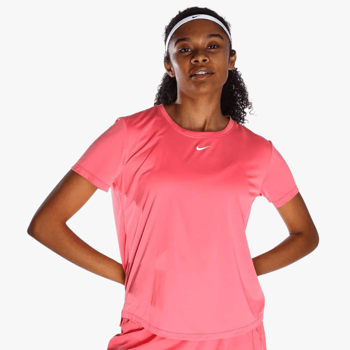 Nike Womens One Df Short Sleeve Tee Coral | Nike