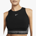 Nike Womens Pro Dri-Fit Training Crop Tank Top Black | Nike