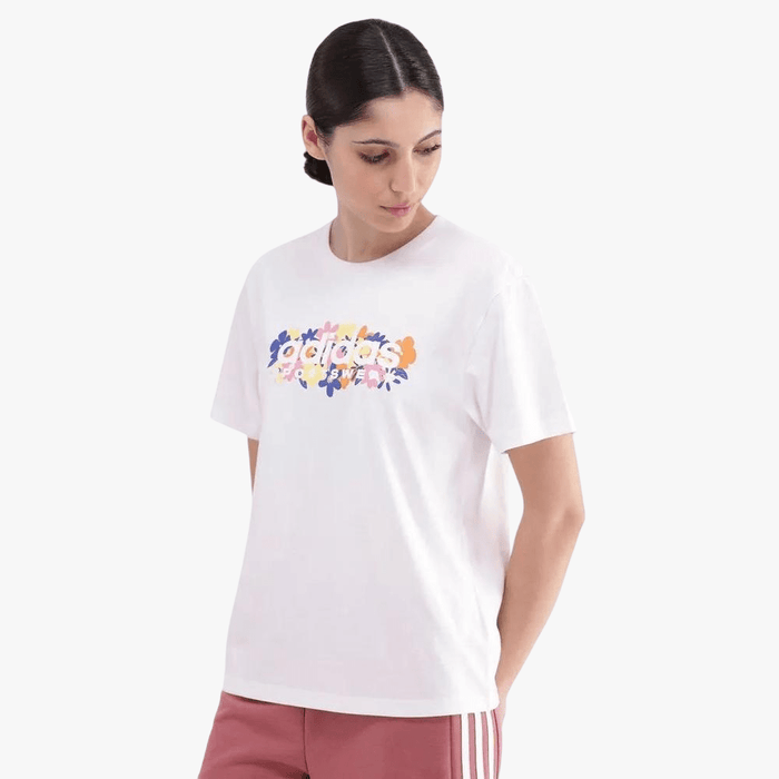 Adidas Womens Soft Short Sleeve Tee White | Adidas