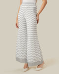 Zig-Zag Patterned Drawstring Pants