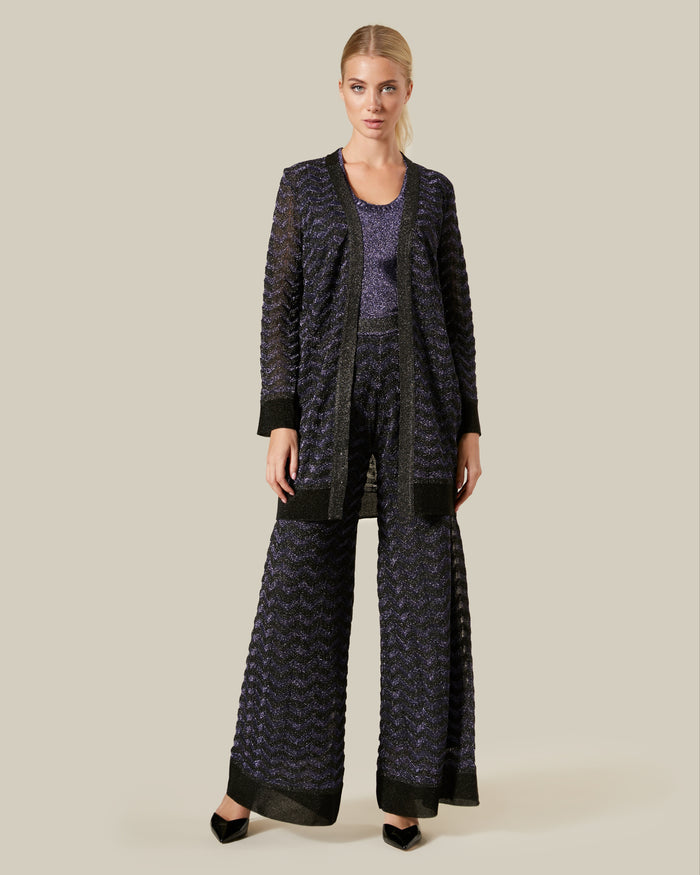 Zig-Zag Patterned Robe